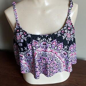 Kenneth Cole Reaction Size XL Swim Top Tankini